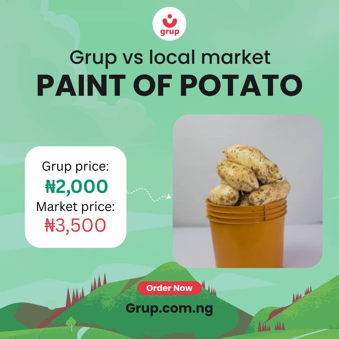 GrupNg's tweet image. If e reach your turn, food prices go hot your pocket pass your mouth.
But Grup go always cool you down
Buy from us today❤️💚