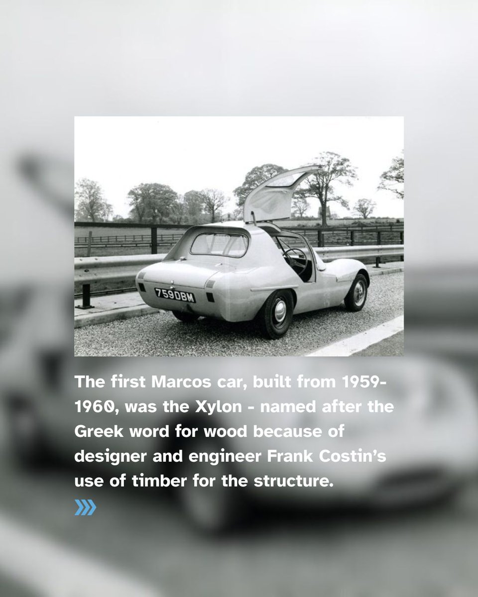 marcosmotorco's tweet photo. Ever wondered what the very first Marcos looked like? We'll need to take a short trip back to 1959 to find out... ⏮️ 

#MarcosXylon #MarcosMotorCompany #MarcosReborn #TheFutureisAnalogue #TheFutureisLightweight #EngineeringSoul #RacingDNA #BritishHeritage https://t.co/90pI60Ii9v