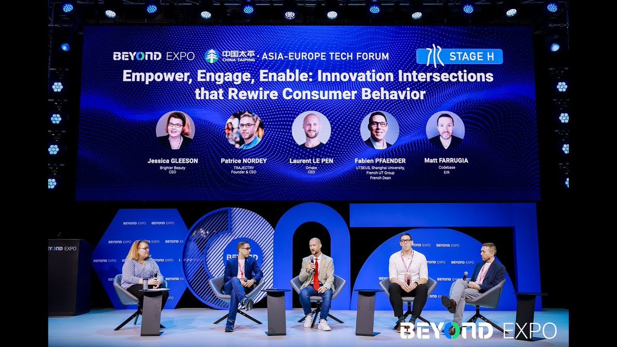 🌍 At the BEYOND Expo 2025 Asia-Europe Tech Forum, industry leaders from both regions explored how innovation is transforming consumer habits:
•The rise of e-commerce and AI-driven services
•The ways businesses can empower, engage, and enable consumers through impactful