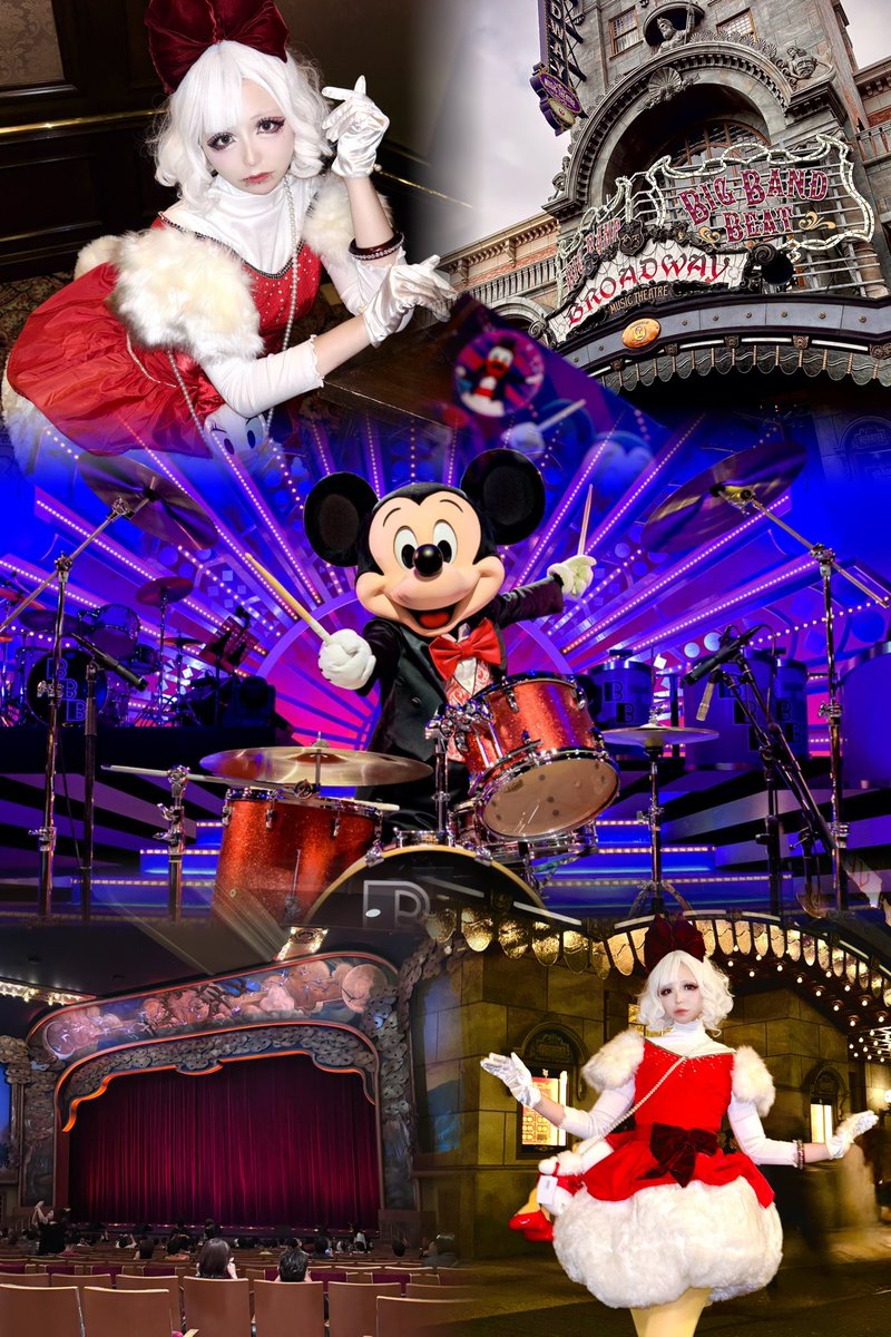 ディズニー　仮装　Dハロ　衣装　デイジー　ビックバンドビート　BBB カテコ ♡  今年もDハロが忙しい…！！🪡👗 / Dハロ2025はお洋服4着製作