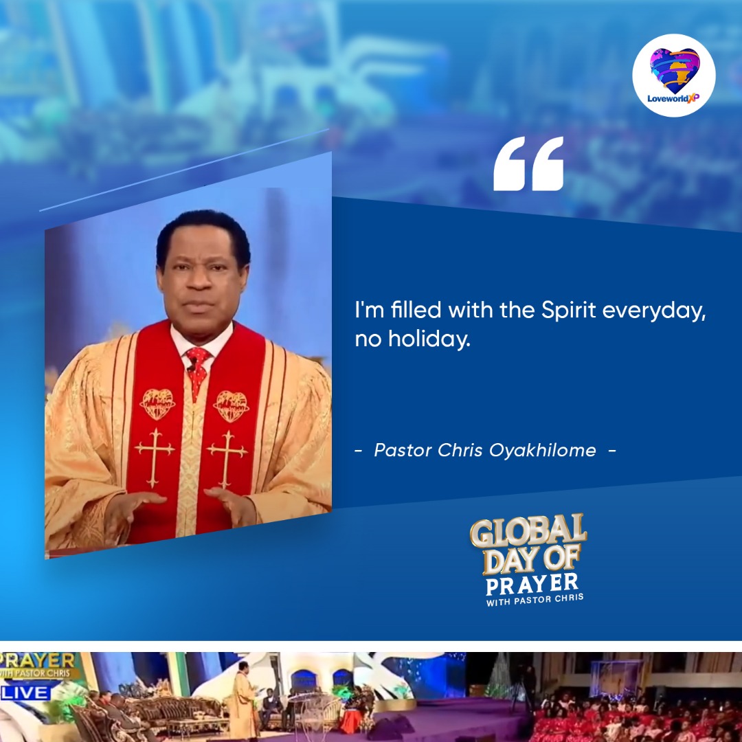 loveworldxp's tweet photo. π₯ No breaks, no off daysβjust a life fully charged with the Spirit every single day! πβ¨
Let this be your daily confession: Iβm Spirit-filled, always, everywhere, no holiday! ππ―
#globaldayofprayer #PastorChris #spiritfilledlife #LXP #FaithCharged https://t.co/qALQD2syav