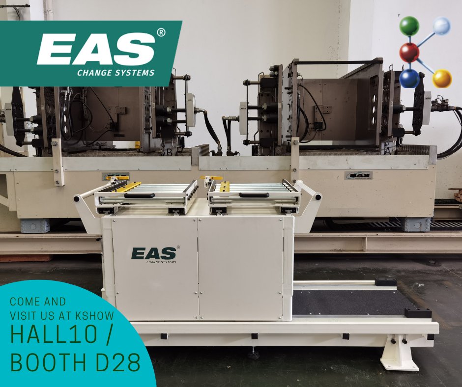 ⏳ J-6 before #K2025!

Visit EAS Change Systems at Hall 10 / D28 for smart mold &amp; die change solutions.

🔗 easchangesystems.com

#moldchangesystems #K2025 #SmartManufacturing #Automation