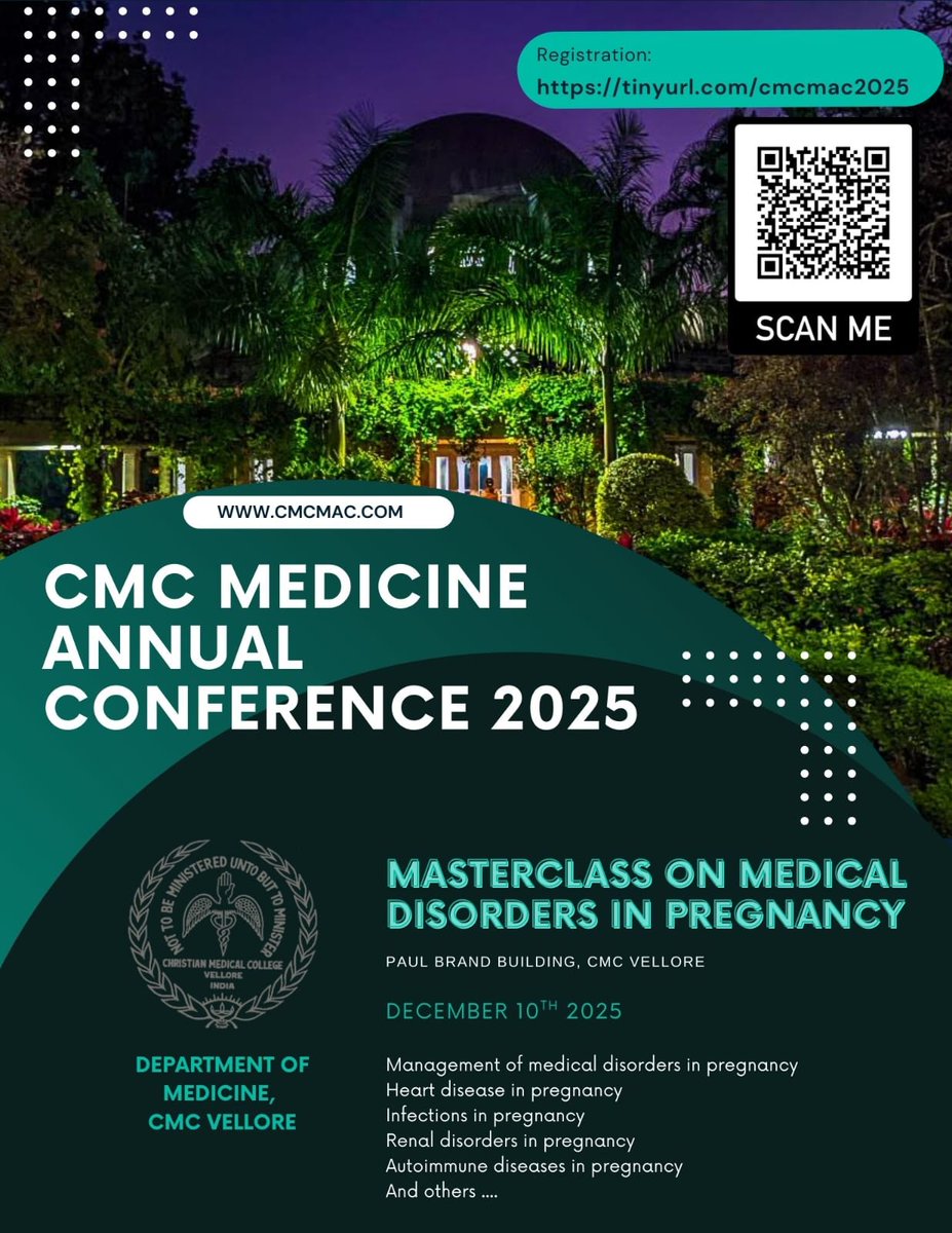 CMCMAC2025's tweet photo. Join us on this academic excursion!! 
Elevate your clinical examination and reasoning skills at CMC MAC 2025!! https://t.co/PeqR6PBBvC