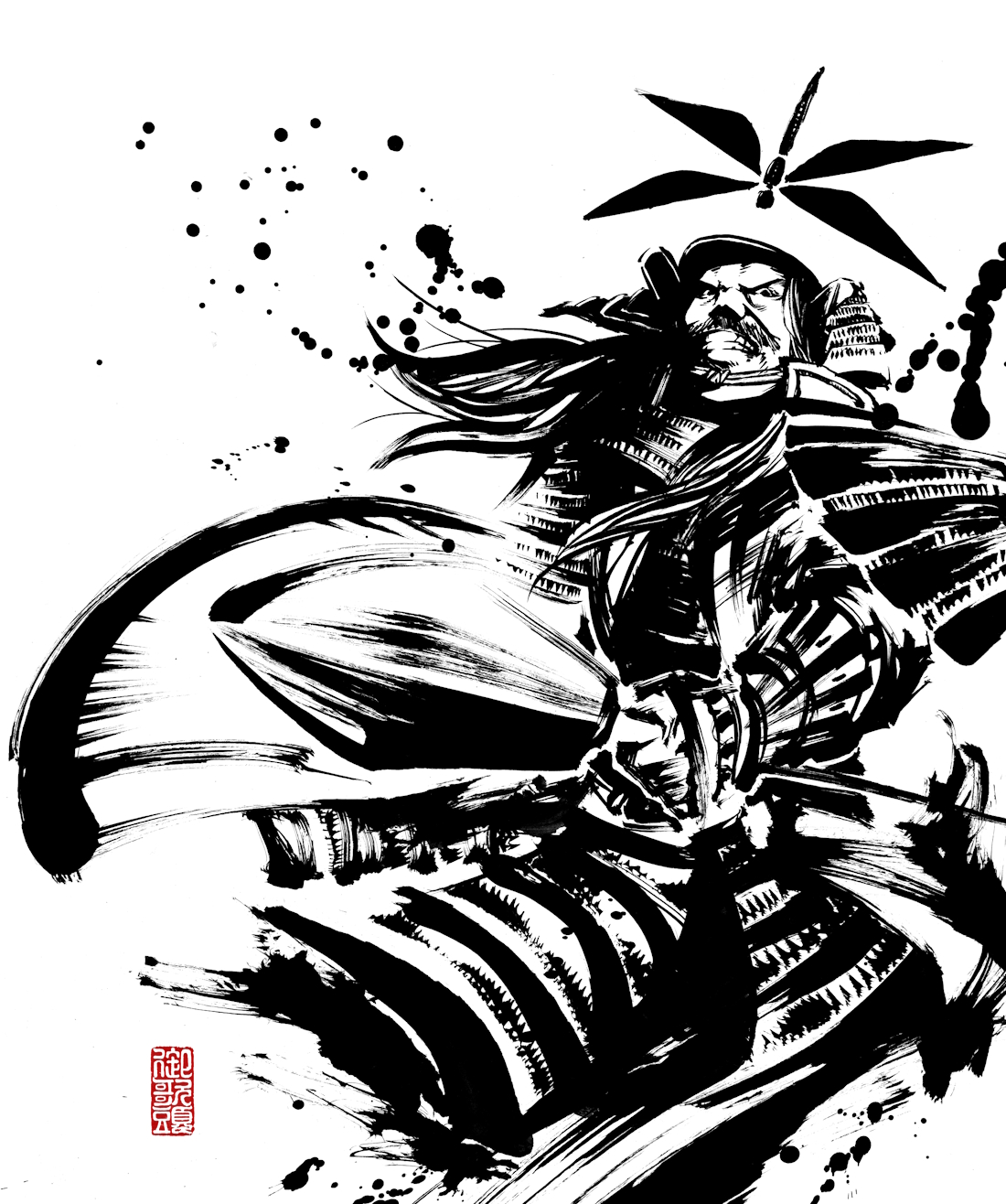 墨絵師 御歌頭【Sumi-E OKAZU】 (@sumieokazu) / X