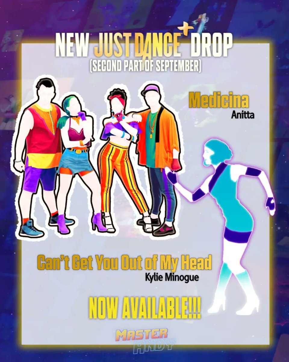 MasterAndyJD's tweet photo. Two veterans of the game have returned via
the JD Plus catalog ✨. Which one will you try again
first? 🤔👀
#MasterAndy #JustDance2026Edition #JustDanceNoticias #JustDanceNews
#JustDancePlus #JustDanceMoves #JustDance
#Dance #Ubisoft #Anitta #KylieMinogue https://t.co/fPCm9Tor4x