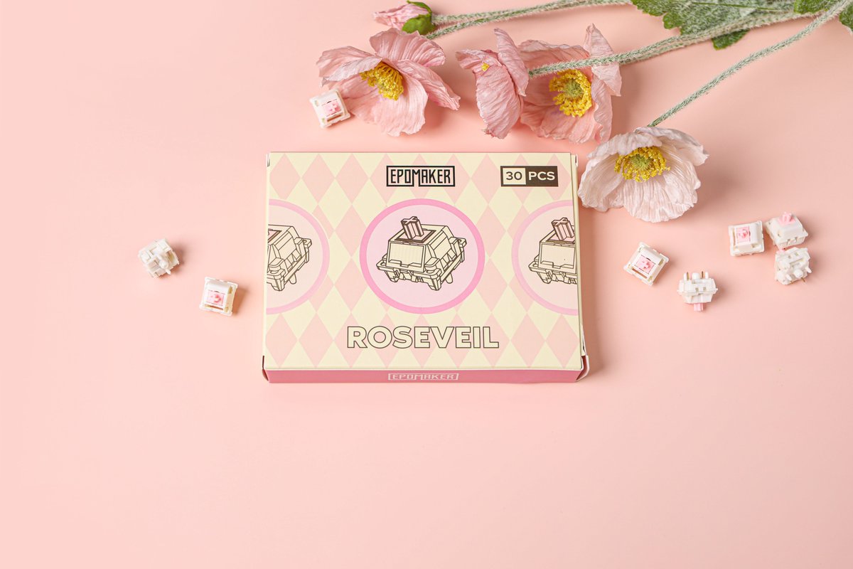EpomakerK's tweet photo. No sound. No distractions. Just flow.
This isn’t silence — it’s serenity under your fingertips.
The Rose Shroud Switch is your new quiet obsession.

https://t.co/5BhXxi3sKJ

#SilentSwitch #KeyboardZen #EpomakerSwitch https://t.co/mdATjcnYb0