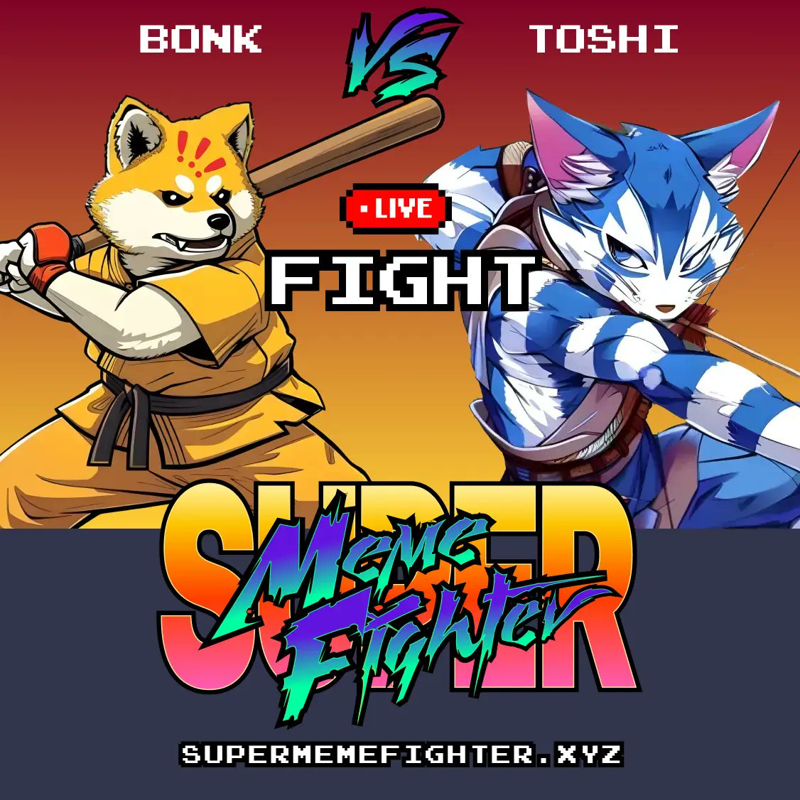 mahdicodes's tweet photo. $TOSHI for the win!
Join the Fight on https://t.co/D7aT9zYkU3
Referral_code : 40RMIB
#supermemefighter #web3gaming #P2E https://t.co/rXKdYuW2f0