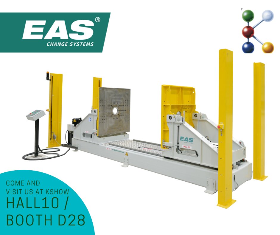 ⏳ J-2 before #K2025!

Visit EAS Change Systems at Hall 10 / D28 for smart mold &amp; die change solutions.

🔗 easchangesystems.com

#moldchangesystems #K2025 #SmartManufacturing #Automation