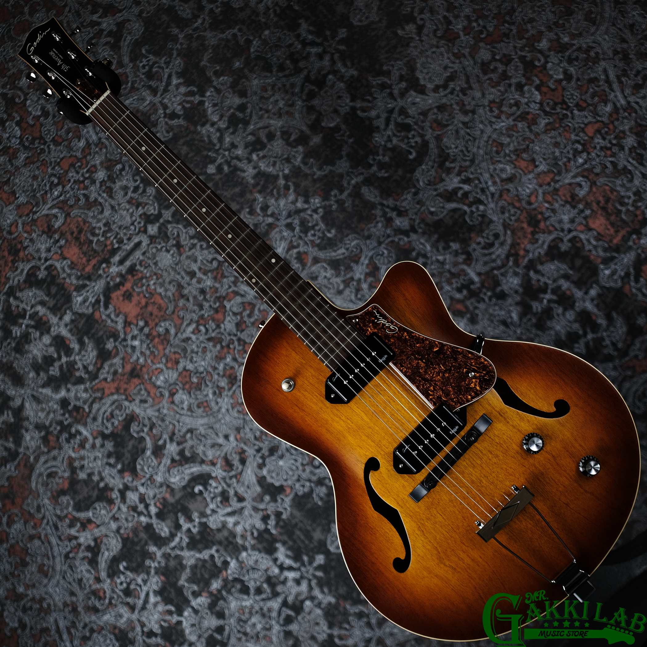 アメスピ Godin 5th Avenue Kingpin P90 Cognac Burst S/N：031986010689
