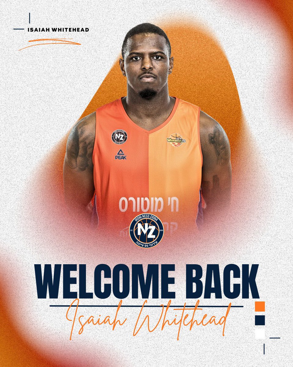 ironinessziona's tweet photo. Welcome back Isaiah! 🤩
אייזיה ווייטהד חוזר ללב המושבה >>> https://t.co/NiUUthJSVg https://t.co/lVYTe9wLfg