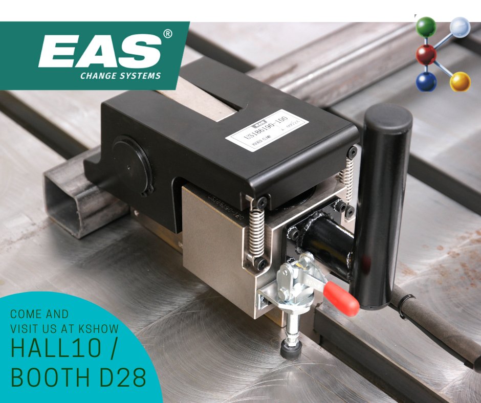 ⏳ J-1 before #K2025!

Visit EAS Change Systems at Hall 10 / D28 for smart mold &amp; die change solutions.

🔗 easchangesystems.com

#moldchangesystems #K2025 #SmartManufacturing #Automation