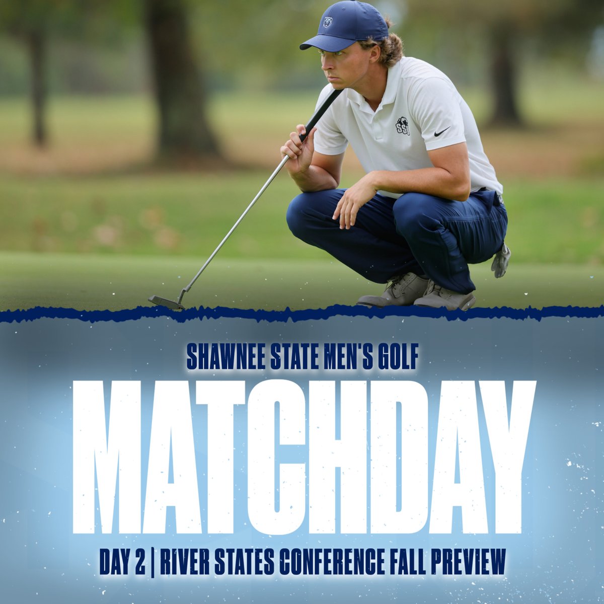 It's #MATCHDAY!

The men's golf program at Shawnee State gets back to action for the second and final day at the River States Conference Fall Preview at The Resort at Glade Springs in Daniels, W. Va.!