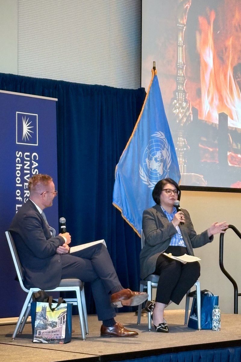 RenaLeeForICJ's tweet image. At the 2025 @asilorg Midyear Meeting keynote fireside chat on 27 Sep, Amb Rena Lee shared her thoughts on the @CIJ_ICJ Advisory Opinion on #ClimateChange, as well as on the #BBNJ Agreement. #ASILMYM