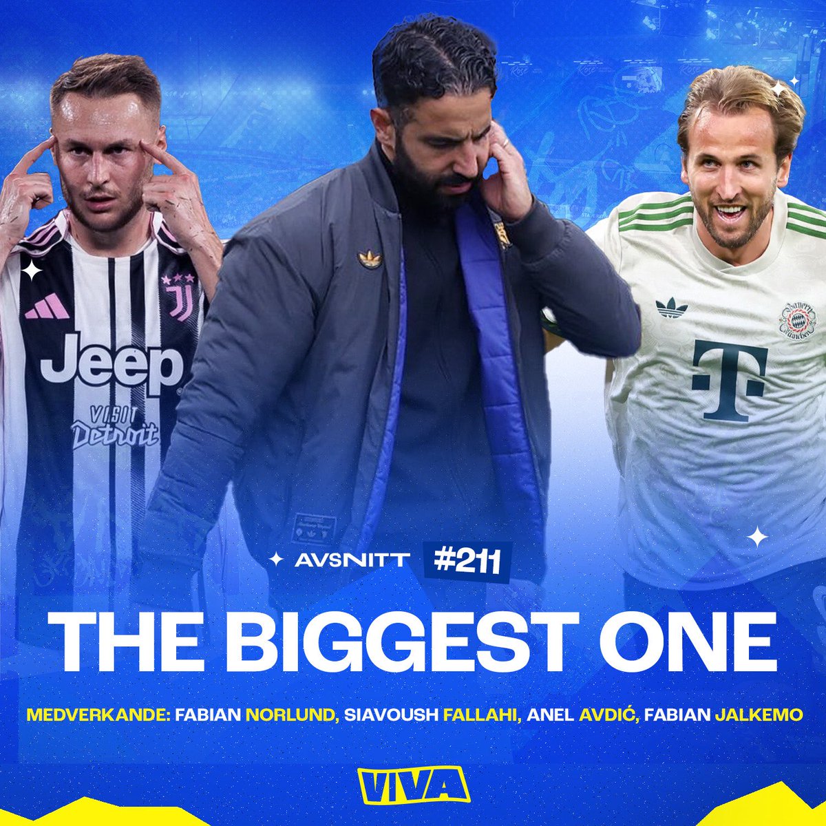 211. THE BIGGEST ONE

😮 Amorims fortsatt usla statistik 
📝 Detta är vad Juventus saknar 
🔥 Team of the Week
🇸🇪 Swedes of the Week
😮‍💨 Världens mest underskattade spelare
🏆 Harry Kanes fina rekord!
🎧 open.spotify.com/episode/0SjMzn…