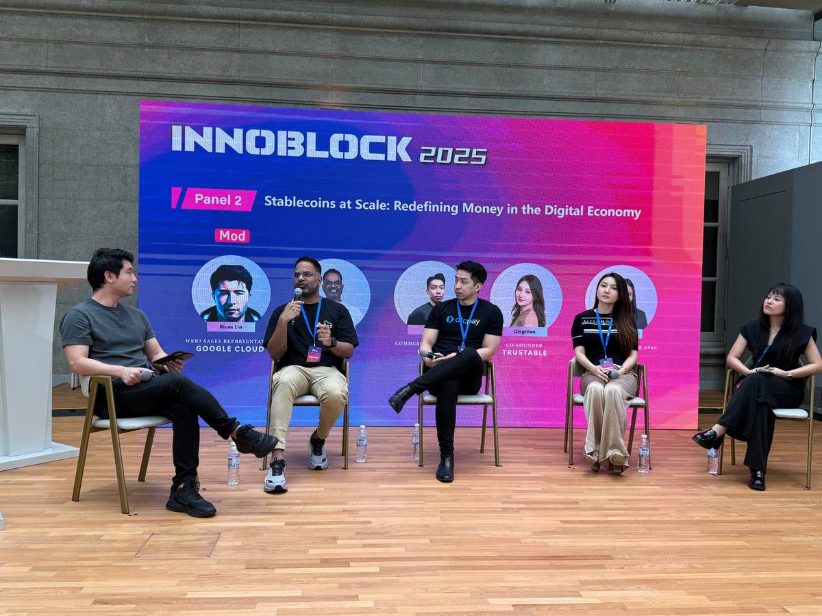 Stablecoins only feel like real money when they work everywhere, instantly⚡

Earlier today <a href="/anuragarjun/">Anurag Arjun</a> joined INNOBLOCK 2025’s panel “Stablecoins at Scale: Redefining Money in the Digital Economy.”

Along with panelists like <a href="/blueslin0721/">Blues</a> from <a href="/googlec/">leon</a>…