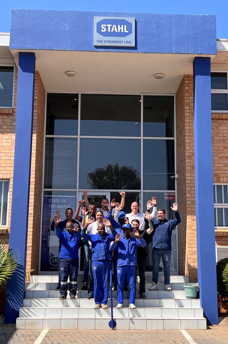rstahlgroup's tweet image. 💛 Celebrating 50 years of R. STAHL Africa! 💛 Since 1975, we’ve delivered trusted #explosionprotection with local #expertise, custom solutions &amp;amp; lasting #partnerships. Thanks to our amazing #team &amp;amp; customers - here’s to 50 more years of safety &amp;amp; innovation! 🌍⚡