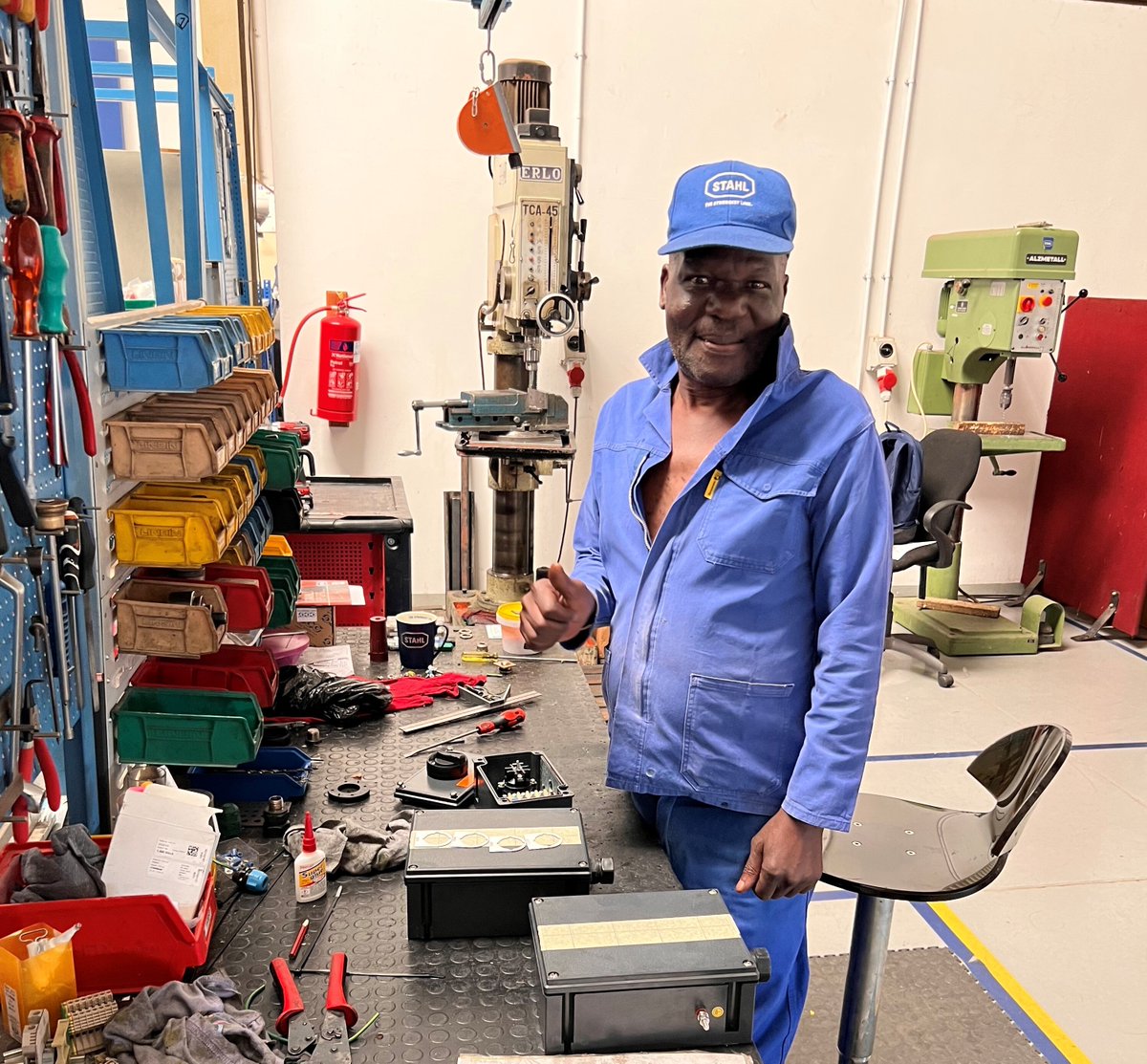 rstahlgroup's tweet image. 💛 Celebrating 50 years of R. STAHL Africa! 💛 Since 1975, we’ve delivered trusted #explosionprotection with local #expertise, custom solutions &amp;amp; lasting #partnerships. Thanks to our amazing #team &amp;amp; customers - here’s to 50 more years of safety &amp;amp; innovation! 🌍⚡