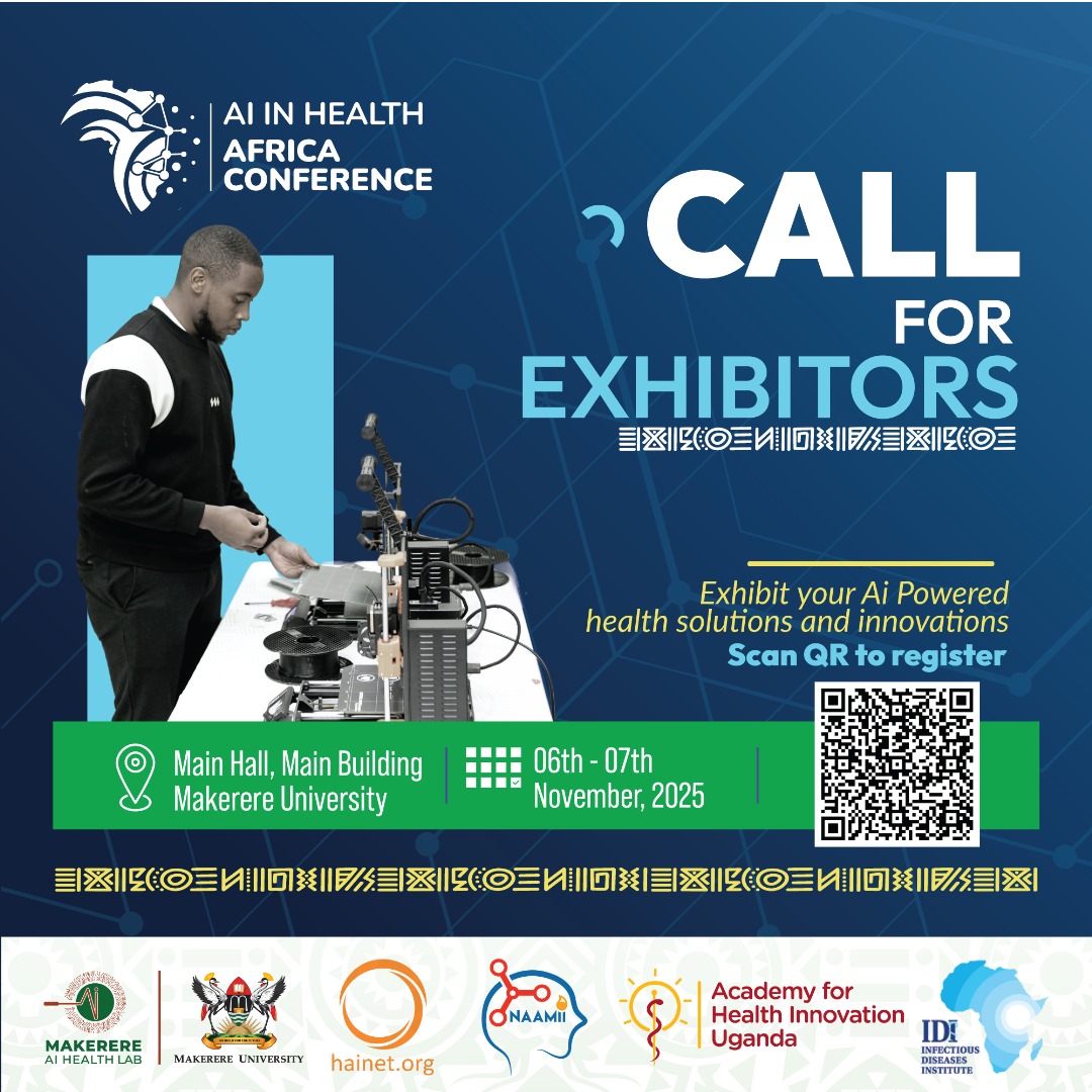 AI_HealthLabMak's tweet image. Are you developing AI-powered health solutions and innovations? Here&apos;s your chance to showcase your work at the continent&apos;s premier AI in health conference.

The 2nd Annual AI in Health Africa Conference is calling for exhibitors to display cutting-edge AI technologies, tools,…