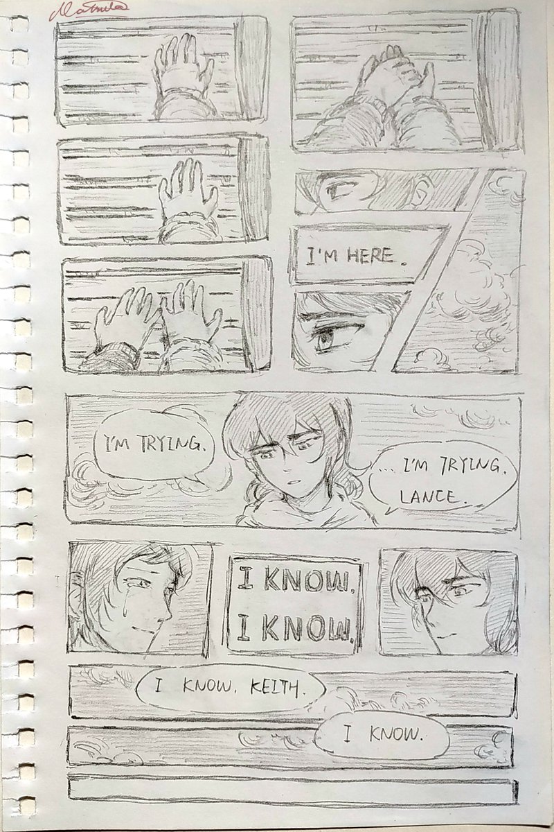 ok so this is really really embarrassing, i dunno how to draw manga, and the whole thing is so so so stupid. yes i never intend to make it look good, but still. if u dont get it, its abt keith who has ptsd and lance who is worried. i wont tag it maybe ill delete it days later so.