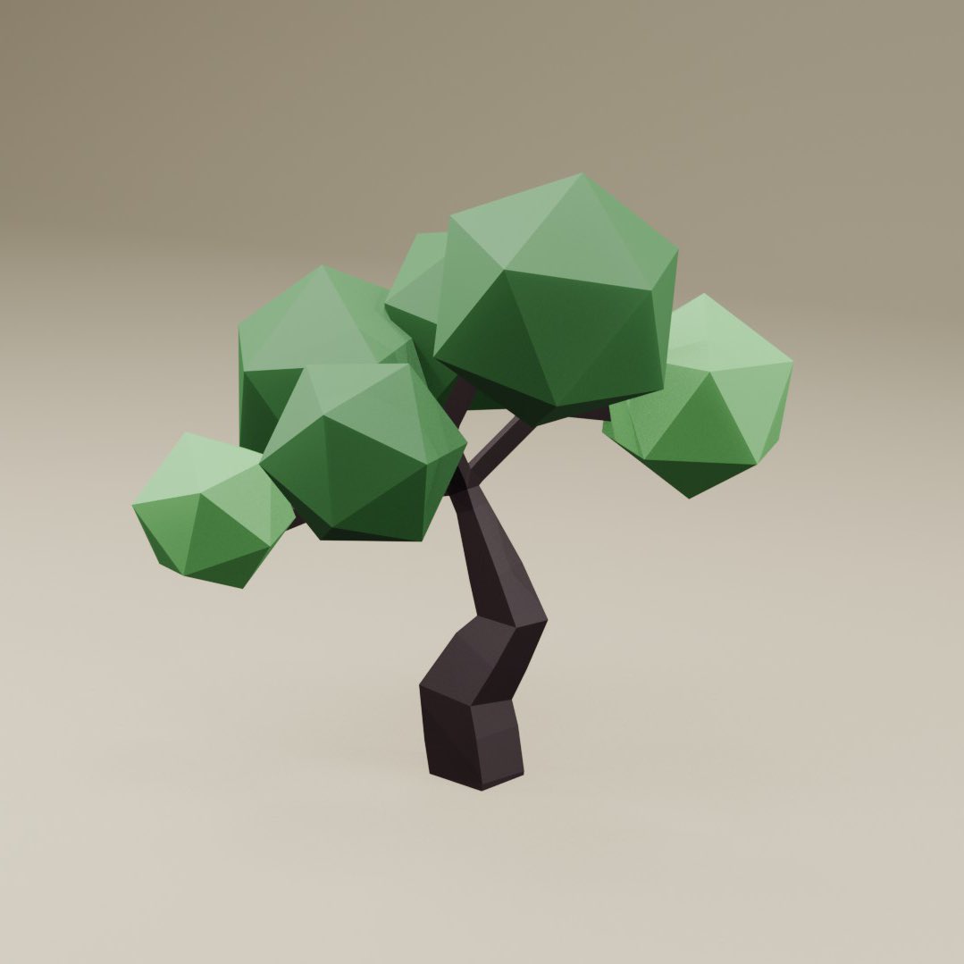 本日のBlender練習は木！
色んな木を作ってみたい🌳

▼ チュートリアル
youtu.be/hvxoAX_poI0?si…

#blender