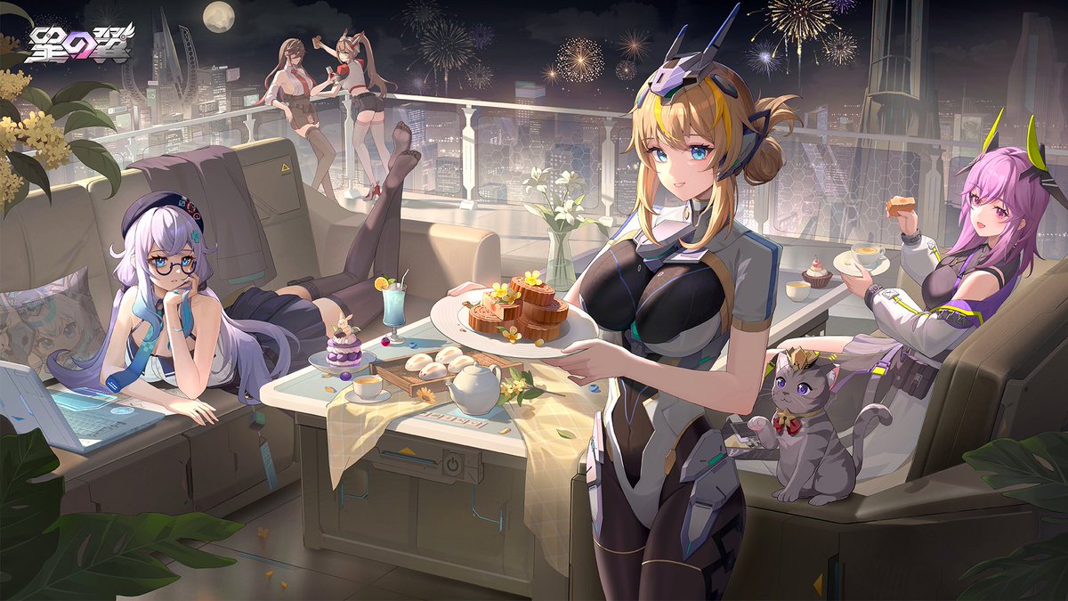 StarWard_JP's tweet image. 【お月見タイム・バベル特別編】

「団長、月餅ができました。よかったら一緒にどうですか？」
お月見の季節に、『星の翼』から特別キャンペーンを開催！✨

▼抽選賞品🎁
5名様：「星の翼」ライン流砂コロッタ
3名様：「星の翼」アクリルスタンド（ランダム）

▼参加方法
・@StarWard_JP をフォロー…