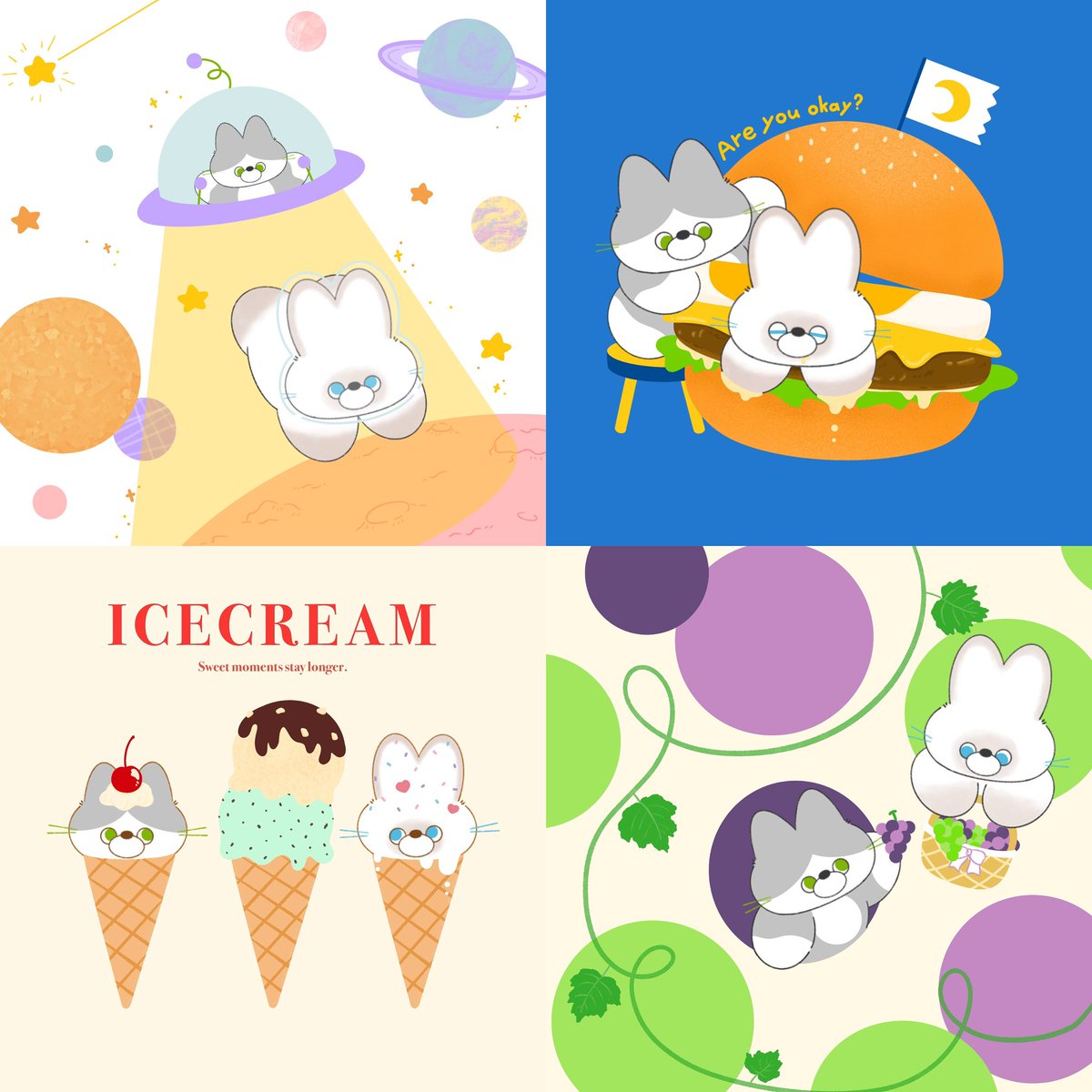 9月もありがとうございました💗

#今月描いた絵を晒そう
#ゆるいイラスト #ミヌとラピ