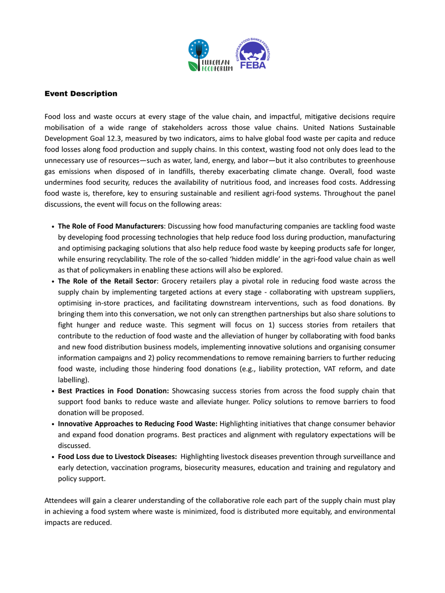 European Food Forum 🇪🇺 🗣🤝 tweet media