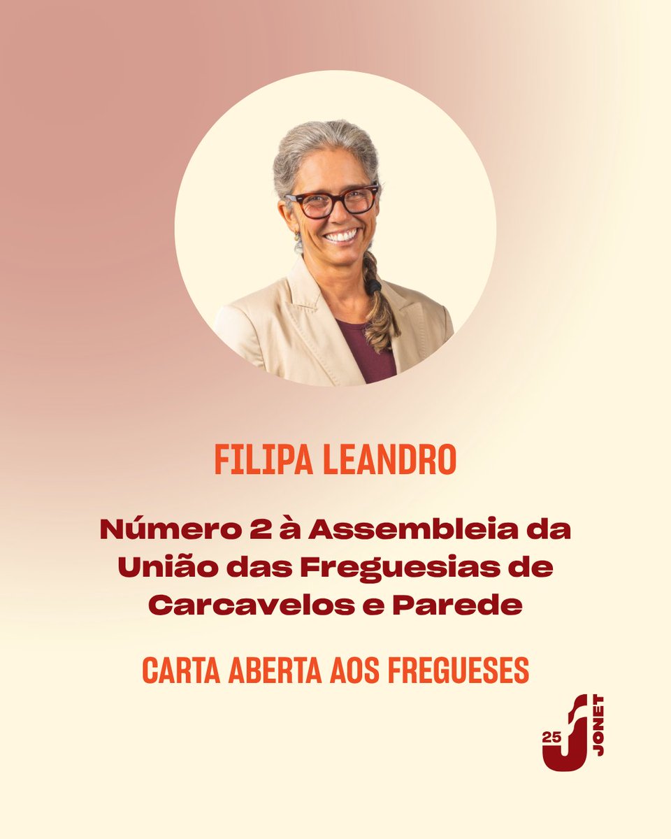 jonetcascais's tweet photo. Carta aberta de Filipa Leandro, nº2, aos cidadãos da União das Freguesias de Carcavelos e Parede.

#carcavelos #parede #cascais #cascaisparaviver #jonetcascais #autarquicas2025 https://t.co/LTy5SzDYhG