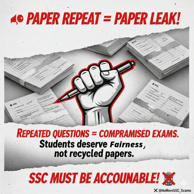 YasheshYadav's tweet image. #SSCScam
#ssc_chairman_jwab_do
#cji_help_us 
Give us justice