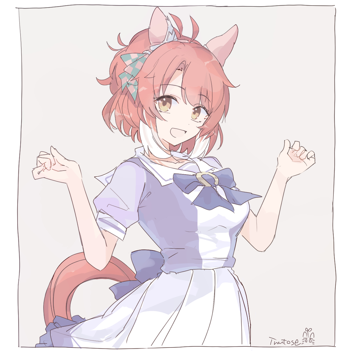 うまうまみあもちゃ!
 #今月描いた絵を晒そう 