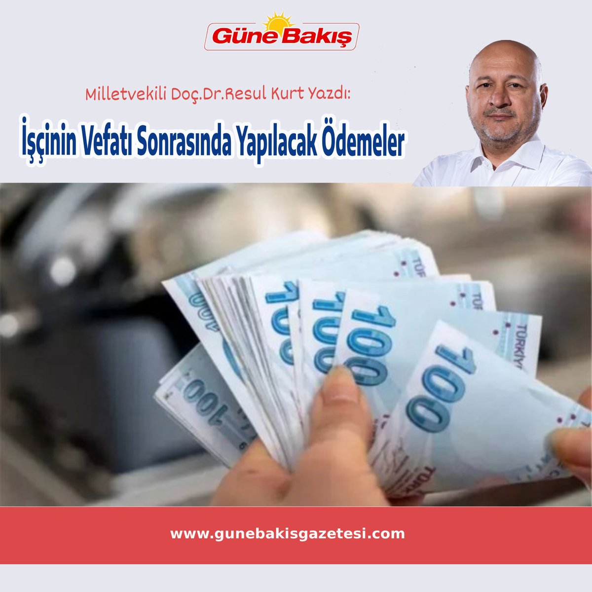 İşçinin Vefatı Sonrasında Yapılacak Ödemeler

AK Parti Adıyaman Milletvekili Doç.Dr.Resul Kurt, Star Gazetesindeki köşesinde “İşçinin Vefatı Sonrasında Yapılacak Ödemeler” başlıklı bir yazı kaleme alarak, çalışanın vefatından sonra yapılacak işve işlemlerle ilgili detaylı bilgi