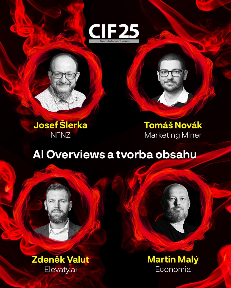 ⏰ Dnes končí registrace Early Birds na konferenci Czech Internet Forum!
Už 20 let sledujeme, jak internet mění média i marketing – co s nimi udělá 🤖 AI, jak obstojí 📰 žurnalistika v digitální džungli a kam nás dovedou 📱 sociální sítě. #cif25
👉 1url.cz/FJ46x