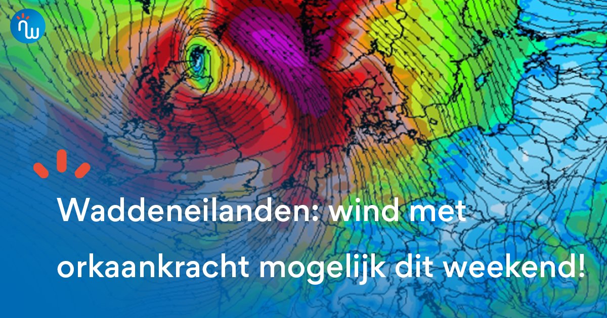 Laat je niet overvallen door #extreemweer! Door een sterk #lagedrukgebied komt er harde wind naar de Lage Landen dit weekend. De #Waddeneilanden krijgen de ergste wind, mogelijk tot #orkaankracht. Lees ons artikel voor meer context: 👉
tinyurl.com/waddeneilanden…