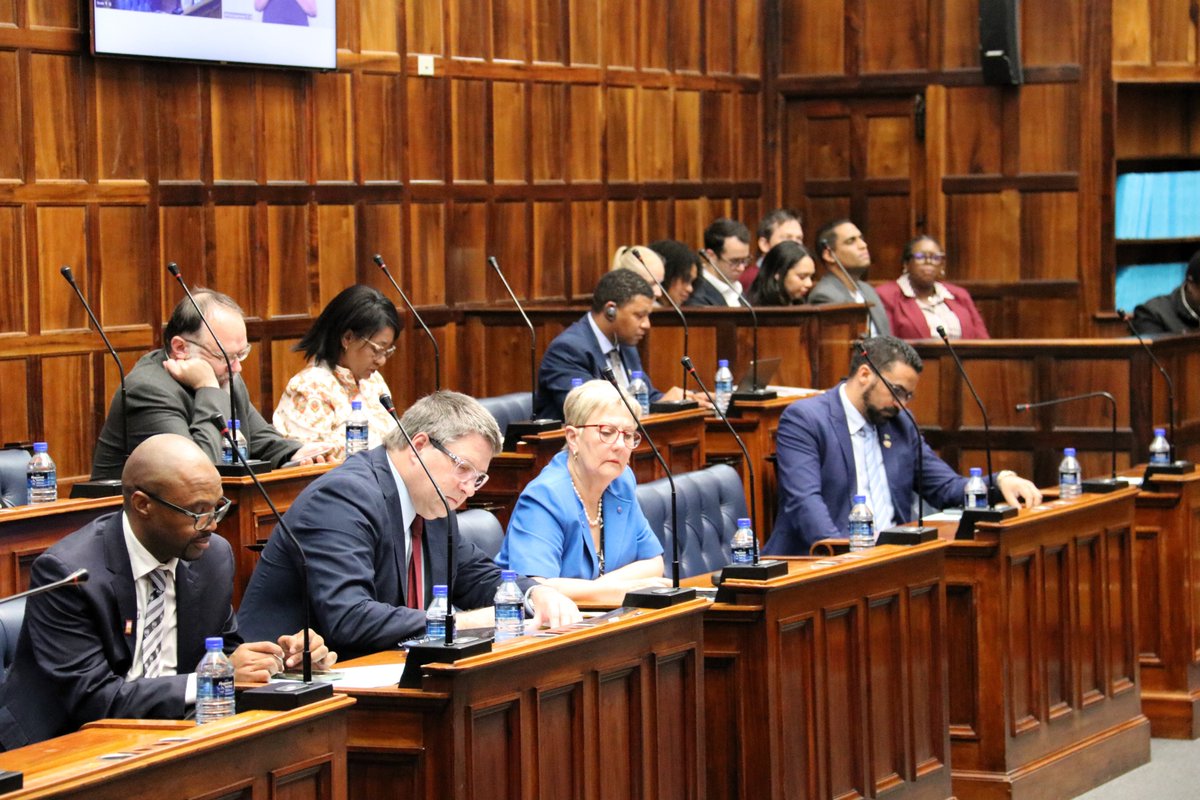 WCProvParl's tweet photo. At today's sitting of the House, the Western Cape Minister of Finance @deidrebaartman tabled the Provincial Economic Review and Outlook (PERO). #ParlProg https://t.co/uX8oIiJlah