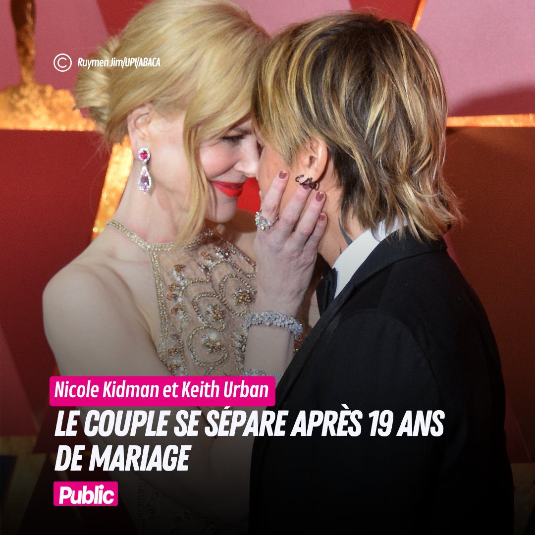 InsidePublic's tweet image. Selon les informations de #TMZ, #NicoleKidman et #KeithUrban auraient fait le choix de se séparer après 19 ans de mariage. Pourtant, tout semblait aller pour le couple il y a encore quelques mois.

👉 Plus d'info: public.fr/choc-nicole-ki…

#people #newspeople #actupeople #public