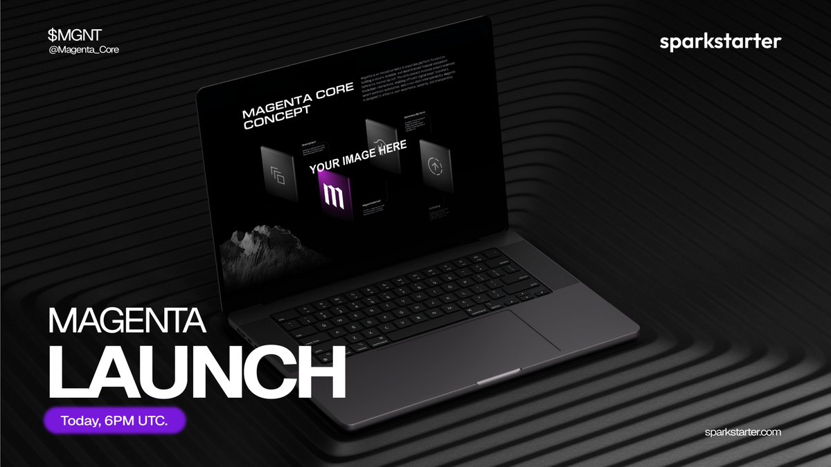 sparkstarter_io's tweet image. ⚡️ Magenta Launching Today! ⚡️

30th September, 6 PM UTC

Launch type: Whitelist
Chain: Ethereum

CA: 0xdc569024Fe7deE9ADc4d1a88712A704e0c52A920

Ticker: $MGNT

Incubated by: @Limitbreaker_c