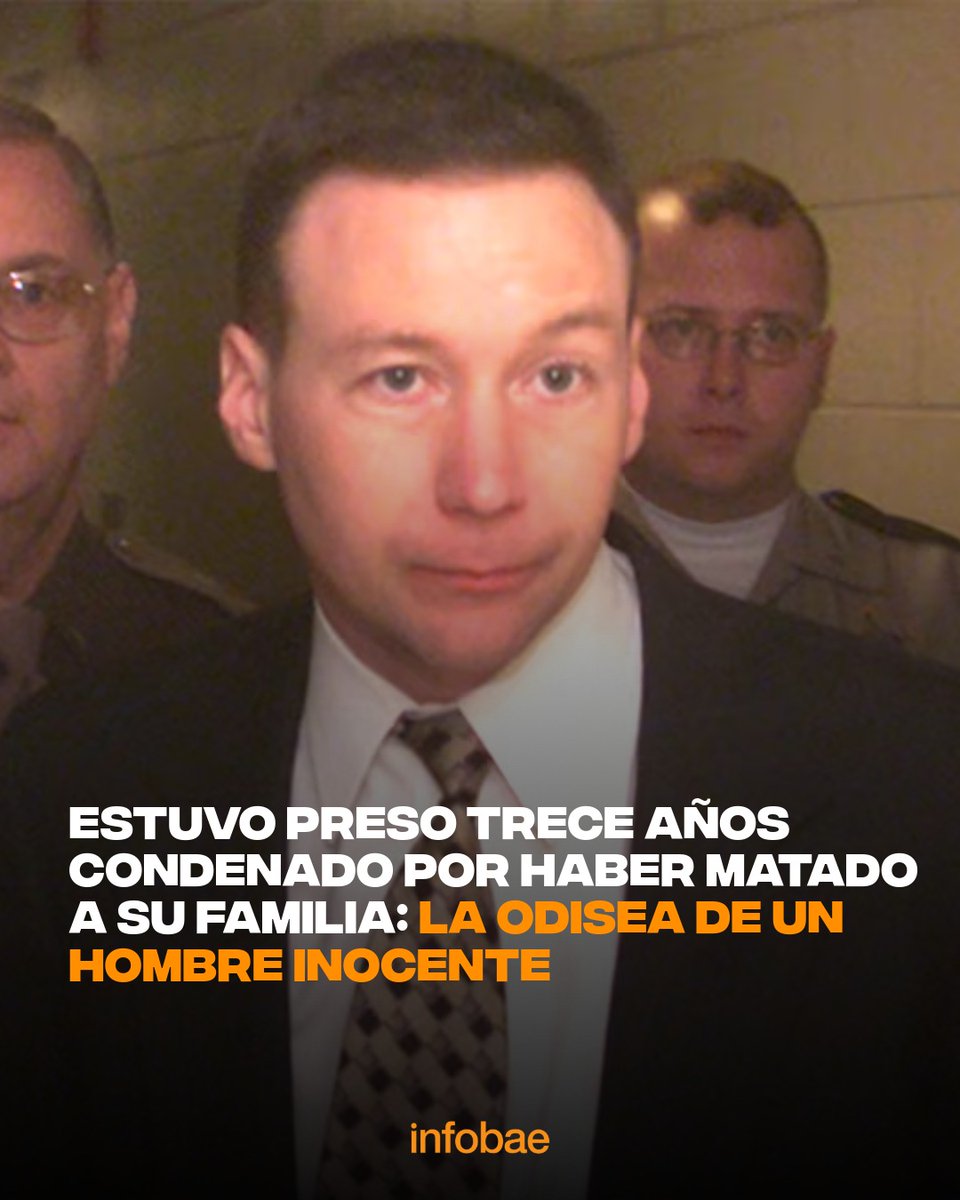 infobae's tweet image. Estuvo preso trece años condenado por haber matado a su familia: la odisea de un hombre inocente infob.ae/46LKY8E