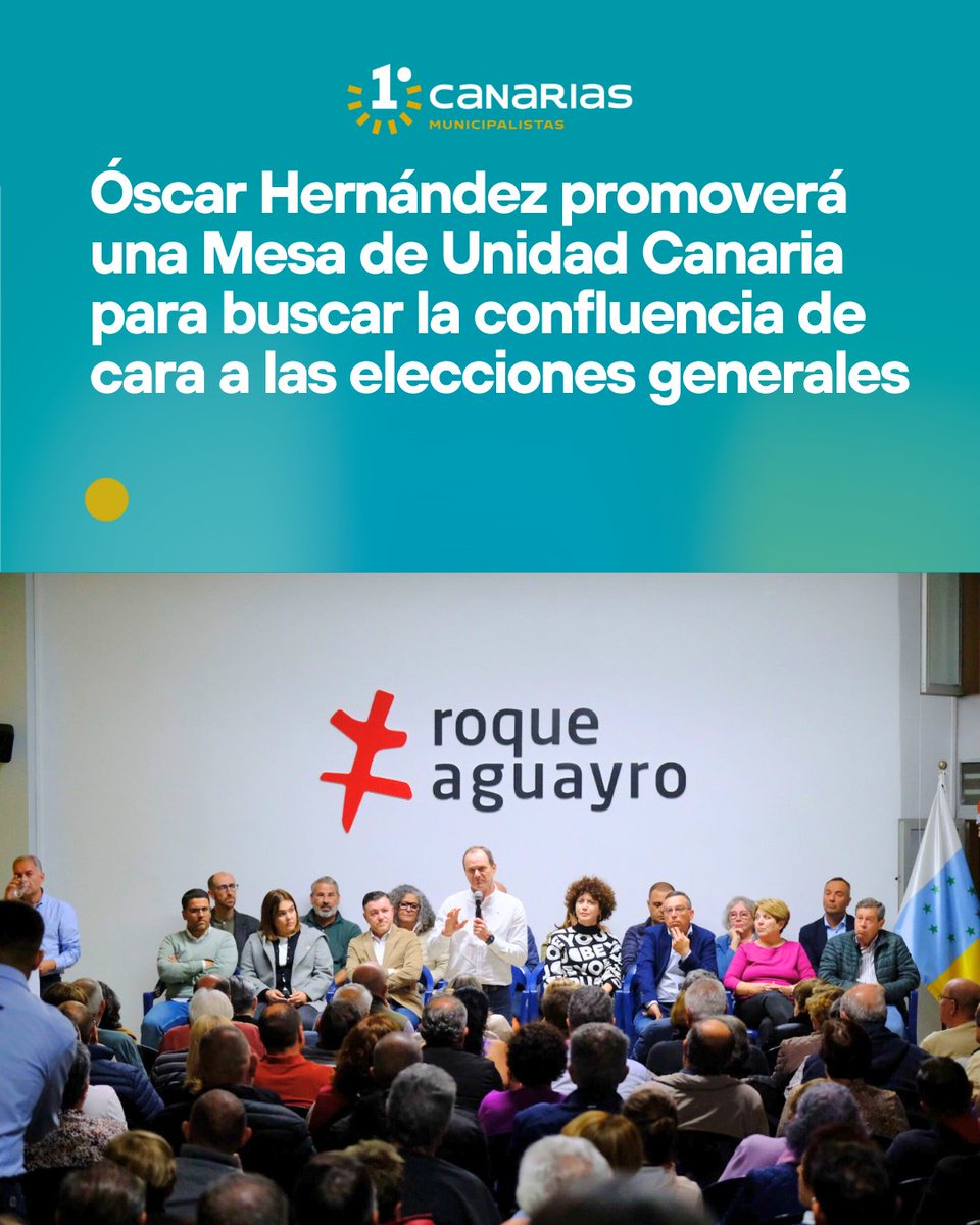 Una Mesa de 3 patas es inestable.

Pryca, CC y NC no sumamos...

Hay que incorporar a VOX que también es nacionalista... nacionalista español como Fernando Clavijo.
