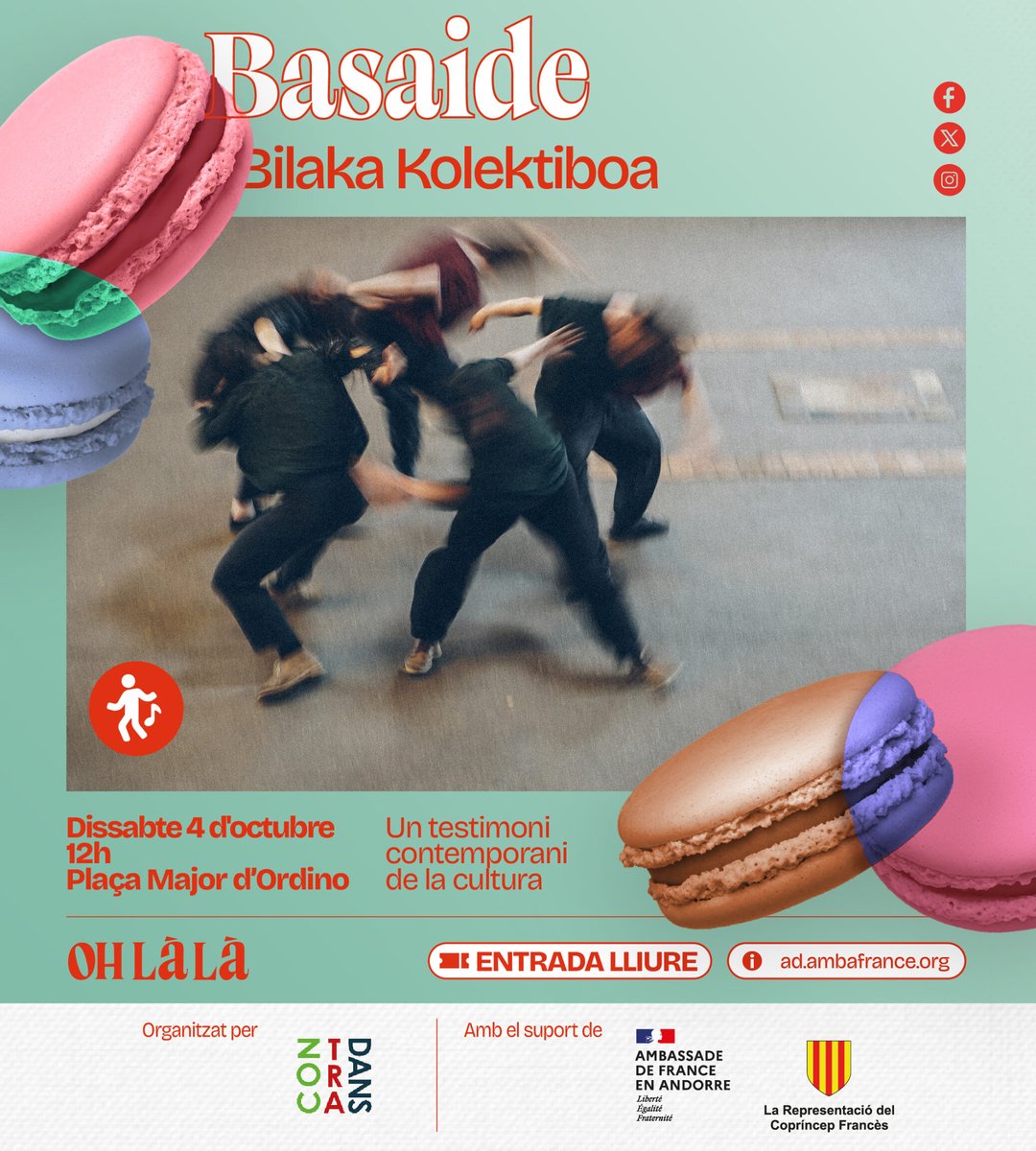 🔹[ DANSE ] - « Baisaide » de la Compagnie Bilaka Kolektiboa

Dans le cadre de Contradans - Festival de dansa i cultura tradicional 

🗓 Samedi 4 octobre, 12h 
📍Plaça Major d'Ordino <a href="/ordinoesviu/">ordinoesviu</a> 
🎟Entrée libre 

#cultura #andorra #culture #andorre #ordino
