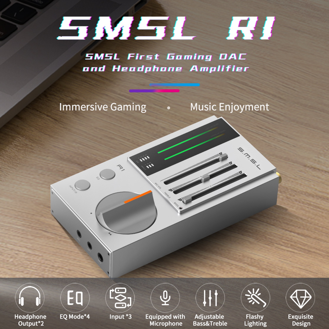 AEHiFi_JP's tweet photo. 🎮✨【SMSL R1 Gaming DAC & Headphone Amplifier Now Available!】✨🎮
🔥 Compact size, big power
💎 Combines technical excellence with stability
💎 Optimised for gaming, music and video
⚡️ ‘A tiny giant, delivering an overwhelming audio experience’
#SMSL #R1 #GamingDAC #HeadphoneAmp #HighFidelity
👇Discover more:
https://t.co/kDOe1EBNSb?