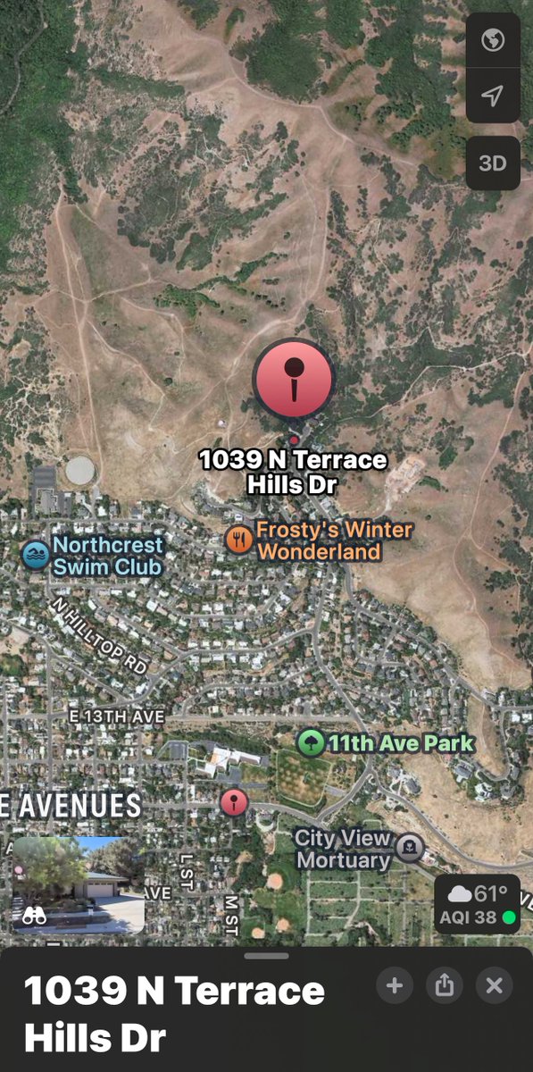 SLCScanner's tweet photo. #SLCFD was dispatched to 1039 N Terrace Hills Dr Salt Lake City, on a wild land fire on the mountain between the capital and the #UofU. Multiple crews are in the area and have not been able to locate anything. Several people reported the fire not just 1 caller. Stby for update. https://t.co/9LGLkgE4Ju