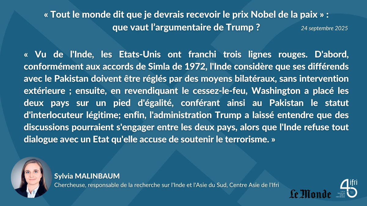 Institut français des relations internationales tweet media