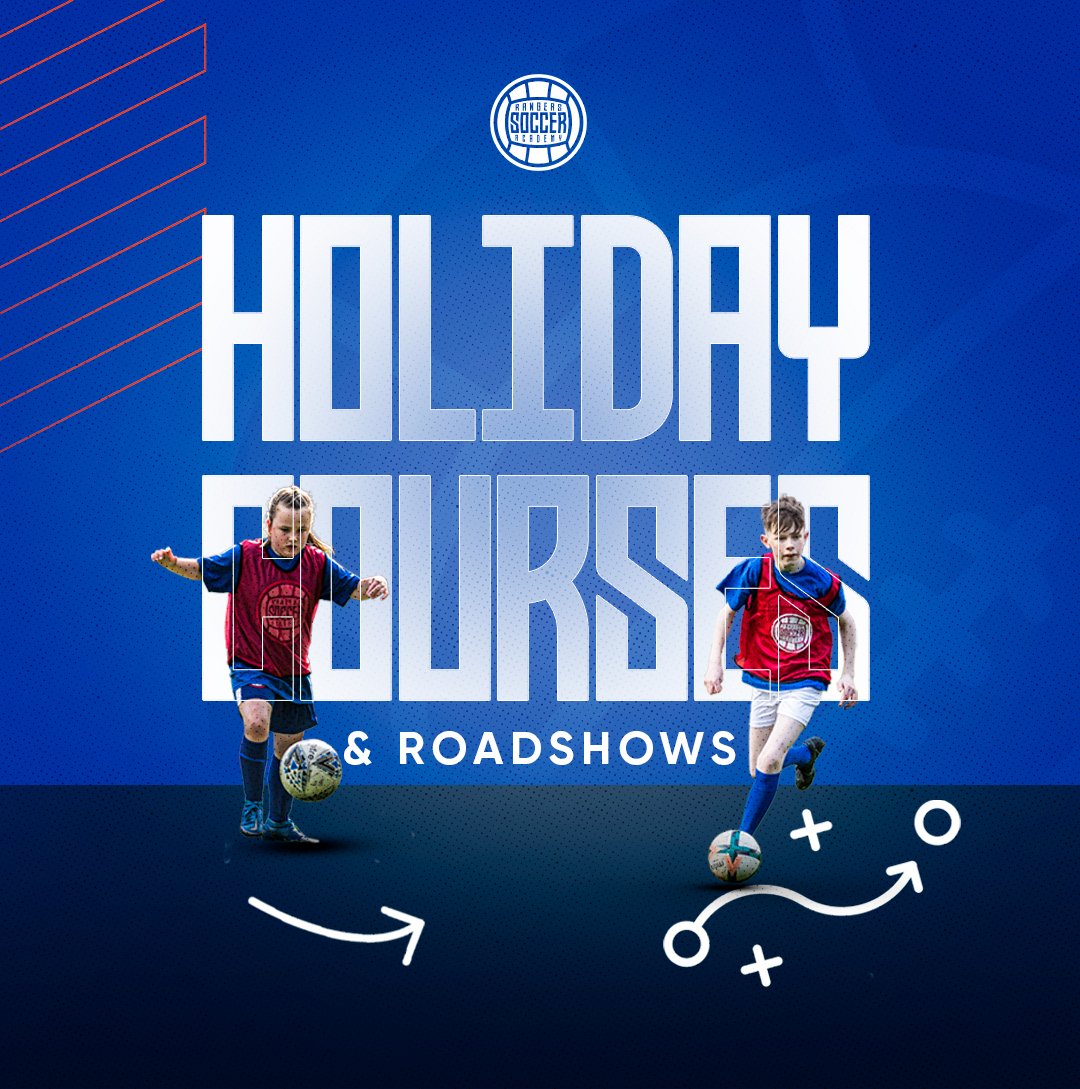 💙 October Roadshow and Holiday Course are now on sale!

Rangers Soccer Academy Roadshows and Holiday Classes offer an ideal platform for children to maximise their school break by honing their skills and forming new friendships.

🎟️ Book your space - rng.rs/473603K