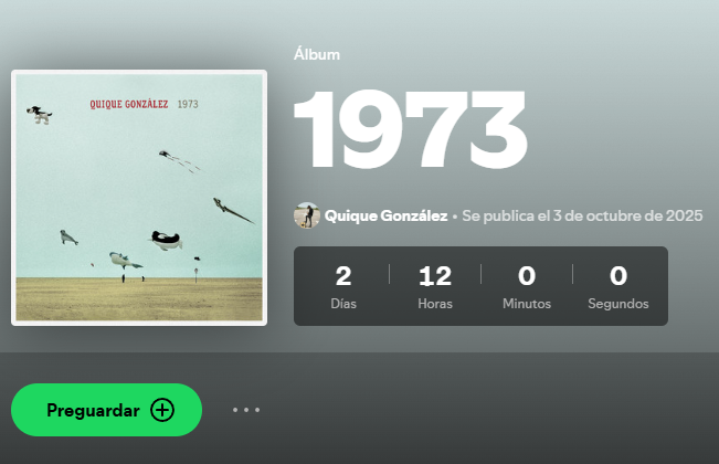 La cuenta atrás de "1973"  ya está en marcha.

🔗 Preguarda "1973" en Spotify: goo.su/49jNIst