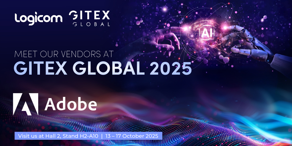 LogicomDisti's tweet image. Creativity meets collaboration. Join Logicom and Adobe at #GITEX2025 to explore how Creative Cloud and Document Cloud empower teams to design and transform.

📍 Hall 2, Stand H2-A10 | 📅 Oct 13–17

👉 Book your meeting: distribution.logicom.net/gitex-global-2…

#LogicomDisti #Adobe #Creativity