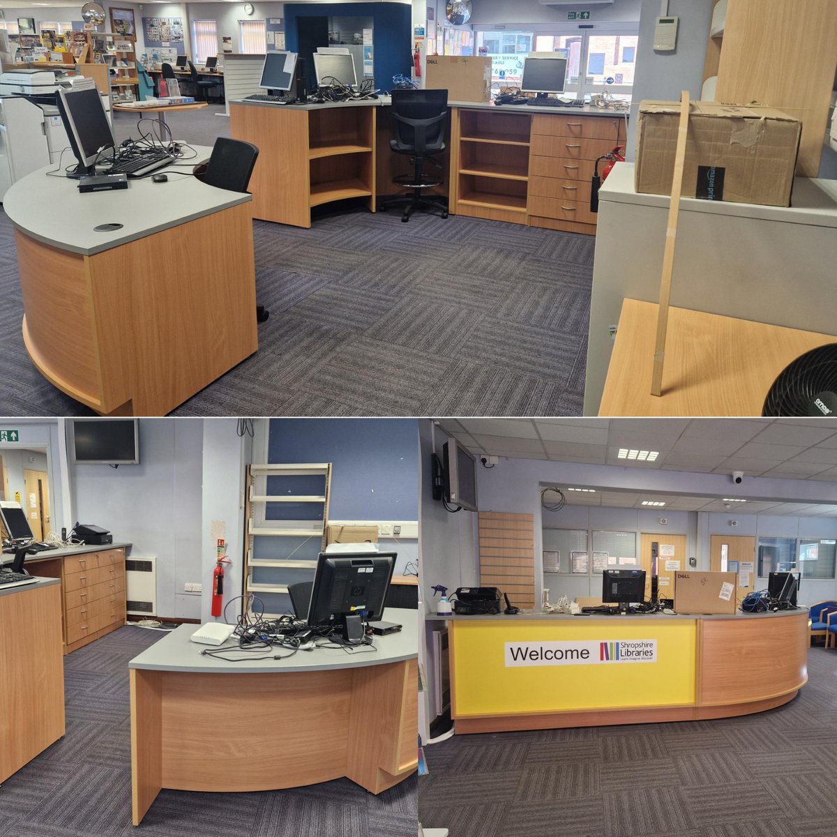 fg_library's tweet image. 📚✨ Exciting update from Bridgnorth Library! 

We’ve installed a new reception counter to enhance our welcoming space. 

Transform your library here - fglibrary.co.uk 

#LibraryDesign #ReceptionCounter #CommunitySpaces #FGLibrary