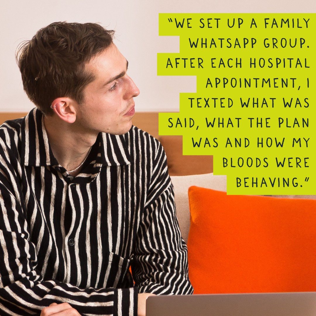 If your child is at uni and you’re undergoing cancer treatment, you may worry how best to keep in touch during this time. We can support you with ways to manage difficult conversations. Learn more about how we support friends and family here: brnw.ch/21wWdni