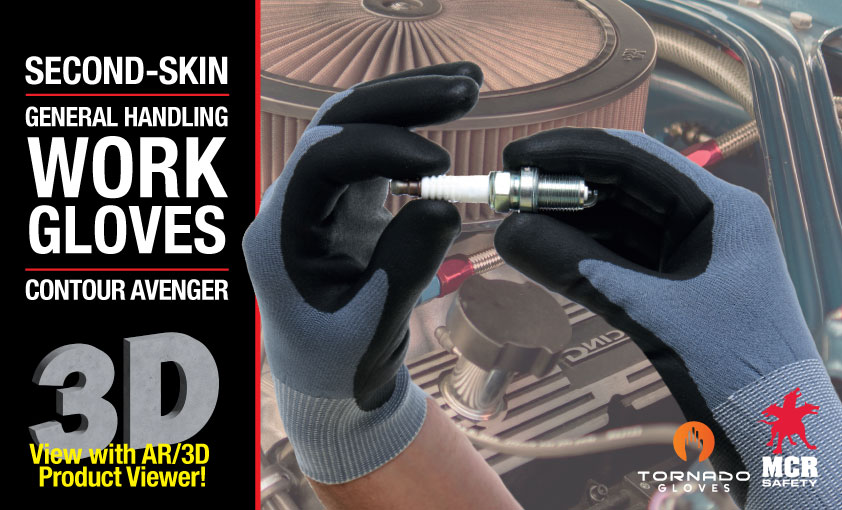 tornadogloves's tweet image. General handling work glove that fits like a second skin. Nitrile palm coating is soft with powerful grip in wet, dry &amp;amp; oily conditions.
VIEW NOW IN 3D
ow.ly/91Jk50W0FtZ

#PPE #workgloves #manualhandling #safetygloves #safetyatwork #handprotection #safety