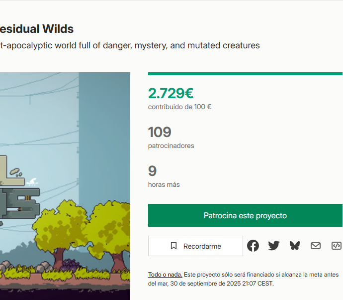 ⏳🔥 Less than 9 hours left!
#IndieGame #Kickstarter #GameDev