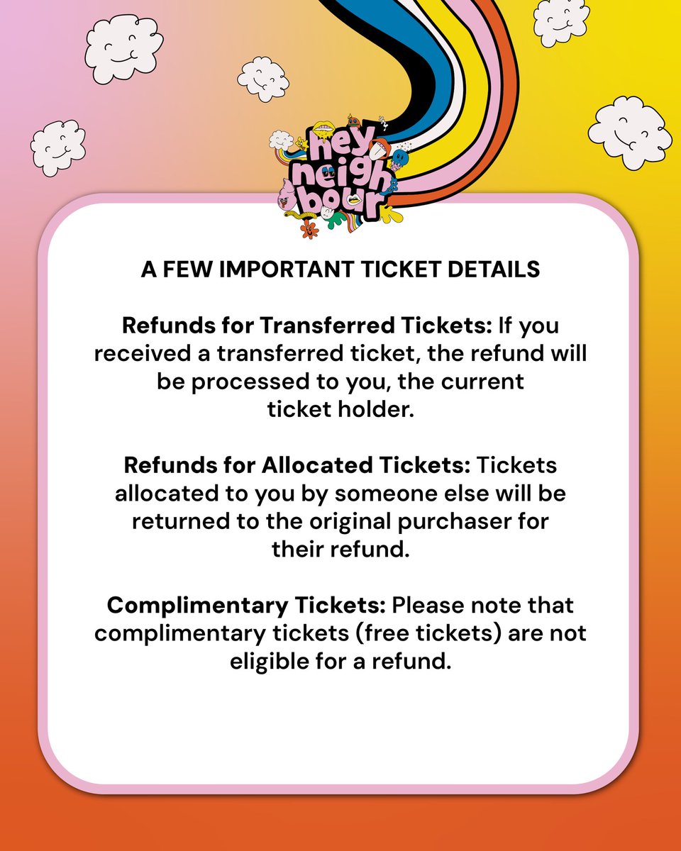 HeyNeighbourFes's tweet image. Part 2/2 Important Hey Neighbour 2025 Update.